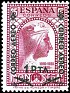 Spain 1938 Montserrat 1P S 25C Rojo Edifil 783